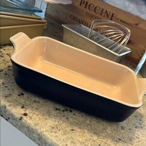 LE CREUSET HERITAGE DISH MATTE NAVY